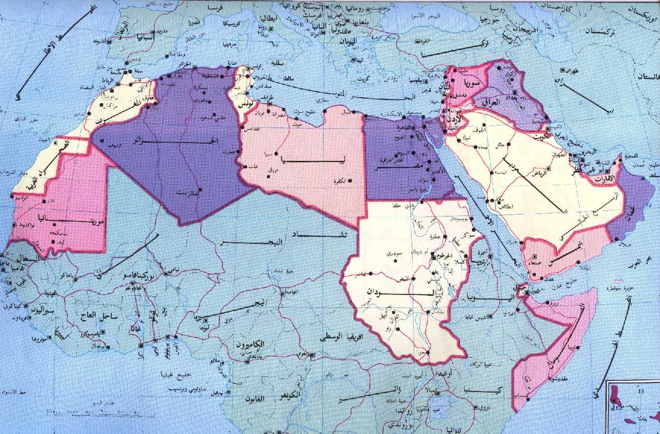 خريطة العالم العربي دليل ماليزيا السياحة فى ماليزيا